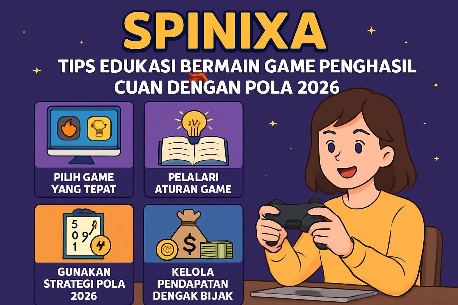 Spinixa – Tips Edukasi Bermain Game Penghasil Cuan Dengan Pola 2026